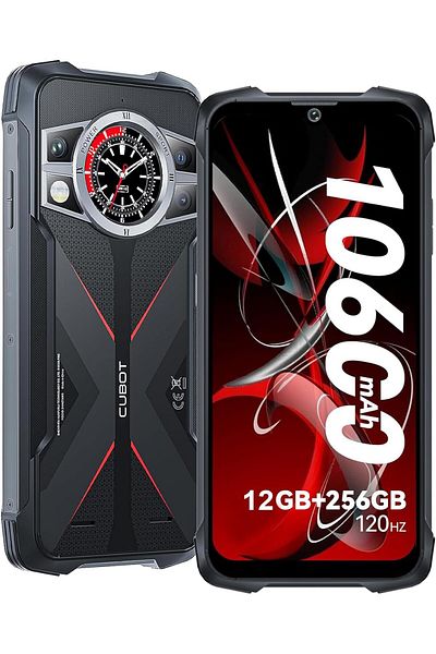 Cubot Rugged Smartphone, Kingkong 9 Rugged Mobile Waterproof/Anti-Drop, 12GB+512GB, 6.583" FHD+ Scre