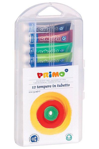 Rtc Morocolor Primo tempera, 7.5ml, 12 colors