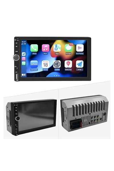 TECHSTAR MP5 Player Techstar® 7028, 2DIN, 7 inch HD Touch Screen, Rear View Camera, Steering Wheel Controls,