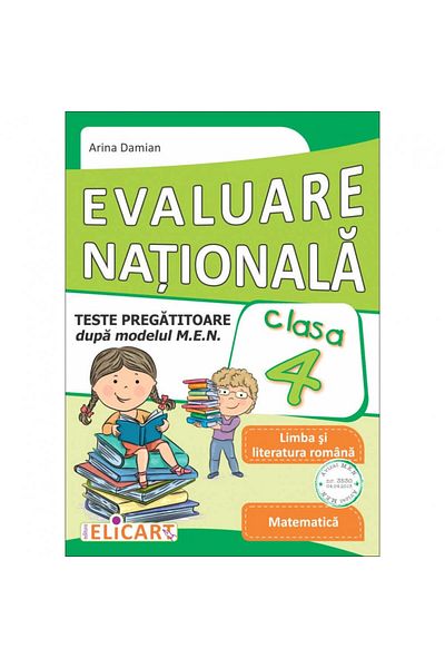 AngelicArt Evaluare națională clasa a IV-a. Teste pregătitoare conform modelului M.E.N.