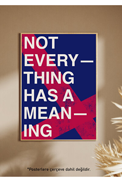 One Little Happiness NOT EVERYTHING Αφίσα Αισθητική Αφίσα Τοίχου , Αφίσα χωρί...