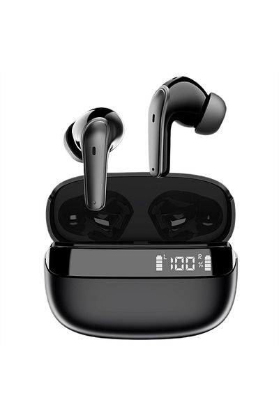 Singlait Wireless Bluetooth headphones, Singlait ANC SG03, in-ear, wireless, LED display, 30 h battery life, black