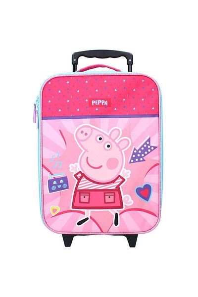 Peppa Pig Always Better Together 3-in-1 Trolley Set: Trolley, Small Backpack, and Sports Bag