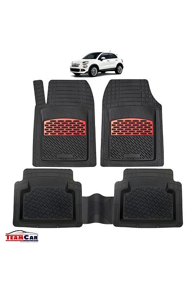 TEAMCAR Covorașe Auto Fiat 500x Red