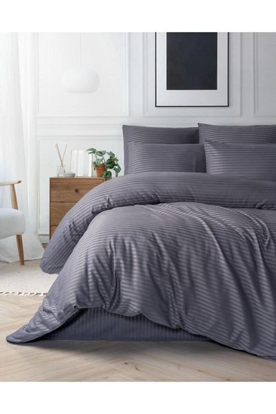 PATRON SHOES Special Cardboard Boxed Double 100% Cotton Satin Duvet Cover Set (4 Pillows)