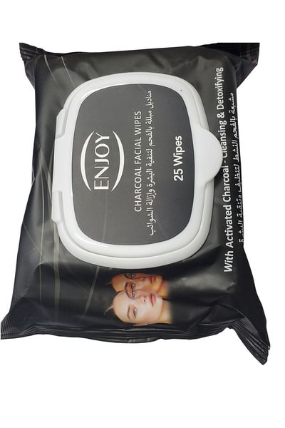 Enjoy Purifying Charcoal Facial Wipes 25S