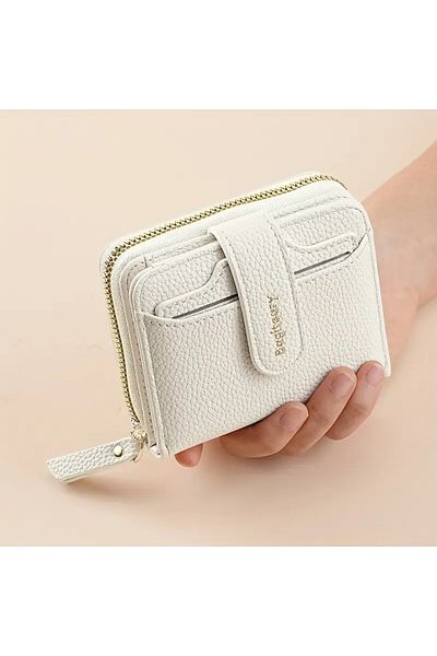 ELİŞİ MODA Wallet Suitable for Daily Use, Zippered Wallet, Stylish Gift Wallet, Convenient Mini Women's Wallet