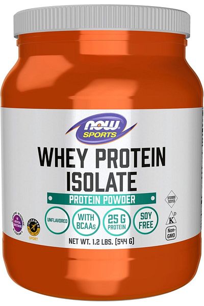 Now Sports Whey Protein Isolate, 1.2 Lb