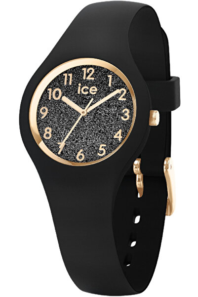 Ice Watch جليد لامع أسود روزم. XS