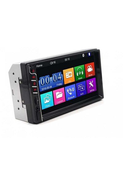 TECHSTAR MP5 Player Techstar® 7033, 2DIN, Rear View Camera, 7" HD Touch Screen, Steering Wheel Controls, Remo
