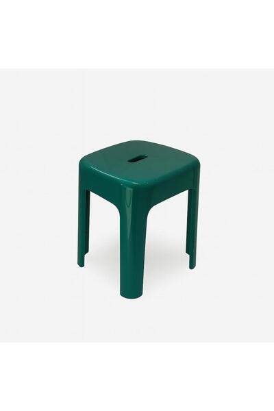 Saban Yeşil, Plastik Alaska Model Sağlam Tabure 36x36x46cm