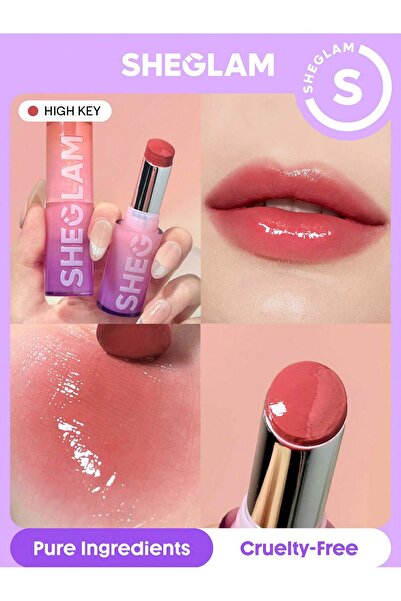 SHEGLAM SG SHEGLAM Mirror Kiss High-Shine Lipstick-High Key