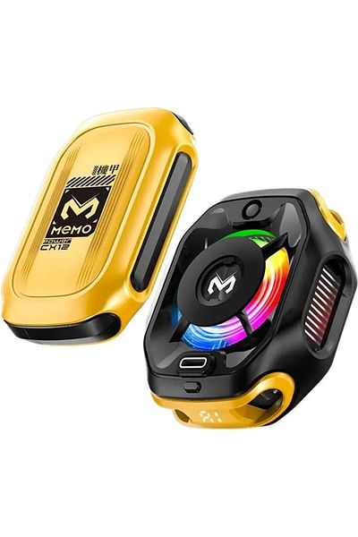 TOKQI Memo Cx12 Magnetic Rgb Gaming Cooler, Wireless Radiator Fan with Powerbank for Pubg