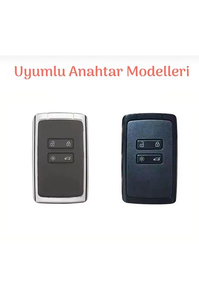 emii auto spare parts Renault Clio 5 Megane 4 Koleos Rafale Austral Zoe Compatible Key Case Cover Red Stripes Black