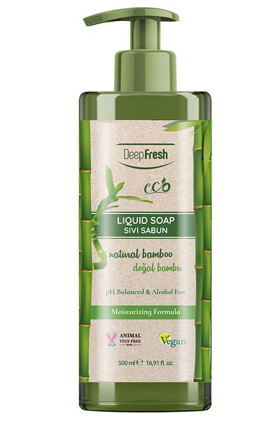 Deep Fresh Deep Fresh Bamboo Hand Soap 500ml pH balanced and alcohol-free, Vegan