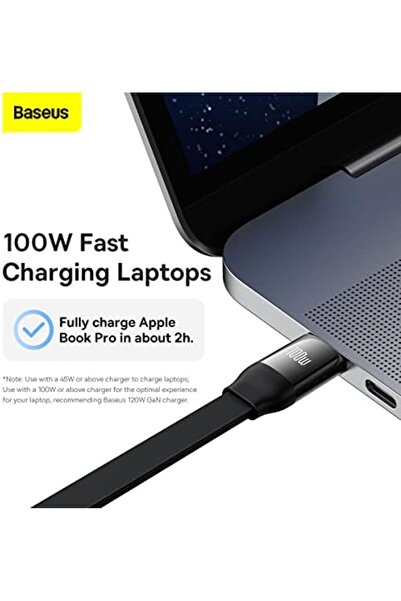 Baseus Bright Mirror 2 Series Fast Charging Cable, 100W 1.2M 3 in 1 Retractable Type-C Charging Cabl