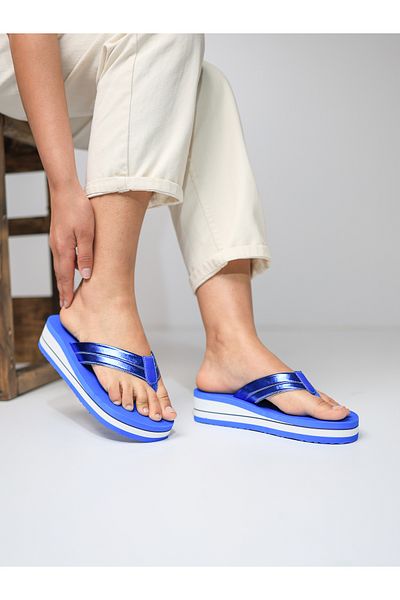 HANOX Viola Wedge Heel Women's Flip Flops Beach Slippers Flip Flops (4.5) cm