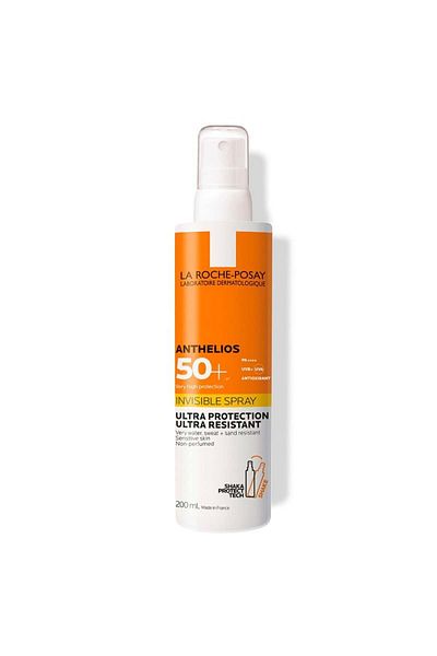 La Roche Posay La Roche-Posay Anthelios Invisible Spray Unscented with SPF 50+ Sun Protection for the Body, 200 ml