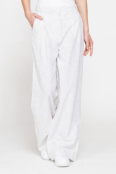 Carrera Jeans PLEATED BERMUDA PANTS IN COTTON LINEN