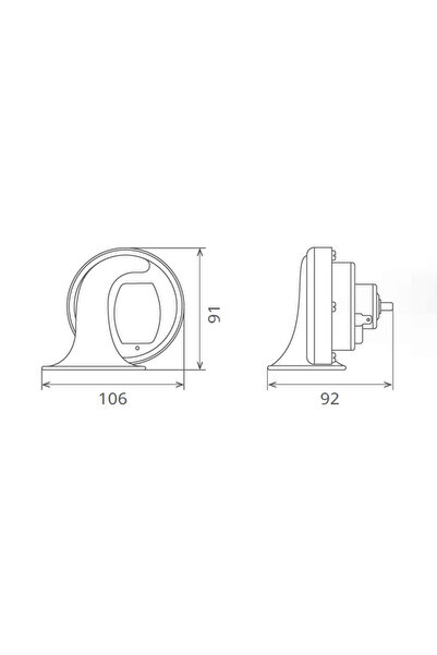 Seger Claxon Electromagnetic, Tip Melc, 24V 3A Ton Jos