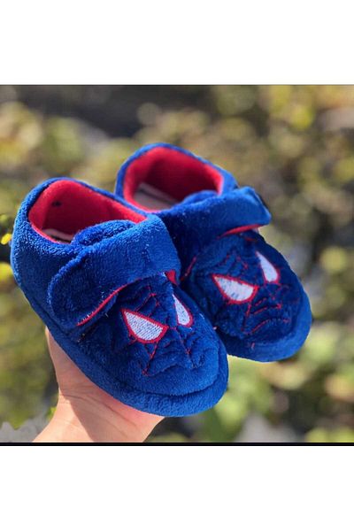 Pandalina Velcro Boys' Slippers Αντιολισθητική σόλα Νηπιαγωγείο Παπούτσια για το σπίτι