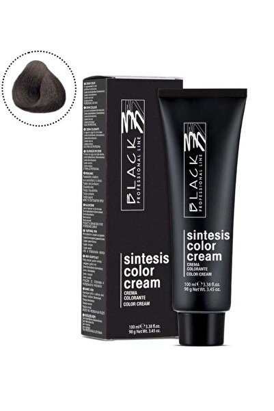 BLACK PROFESSIONAL LINE Color Cream 5.1 – Ash Light Brown Permanent Hair Colo...