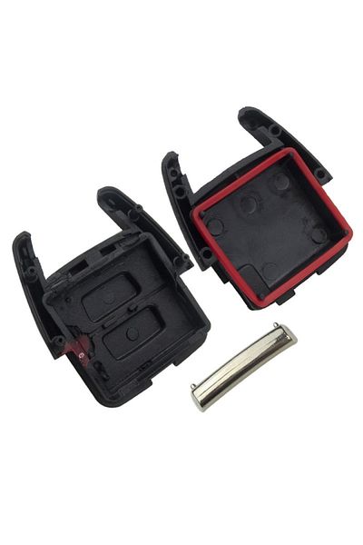 TECHSTAR Carcasă cheie auto Opel, Vauxhall, Astra, Vectra, Zafira, Omega, Frontera, 2 butoane, fără