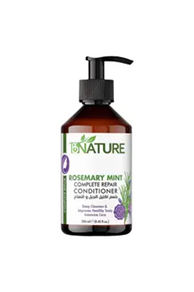 Bynature بلسم إصلاح كامل للشعر بخلاصة إكليل الجبل والنعناع 250 مل