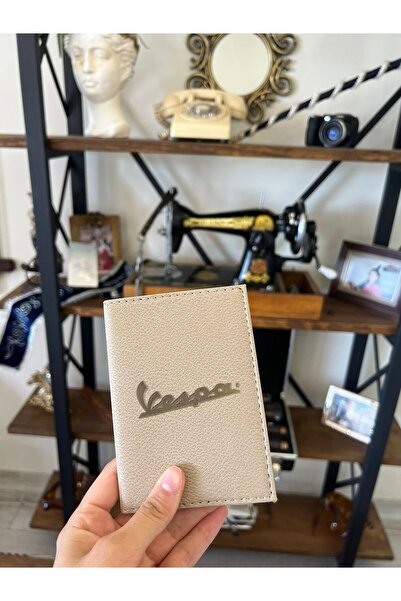 EFE DERİ Efe Deri vespa Deri Dikişli Araç Ruhsat Kılıfı Kabı Oto Ruhsatlık Ar...