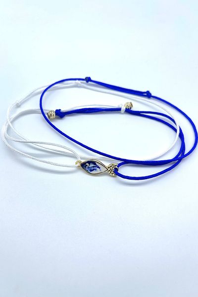Concept HuBuTU Summer Minimal Rope Anklet Set with 3 Fish Figures
