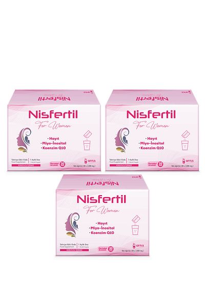 Arnis Pharma For Fertility and Hormonal Balance: Ovarian Seed, Myo-Inositol and Coenzyme Q10, 3 Months of Use