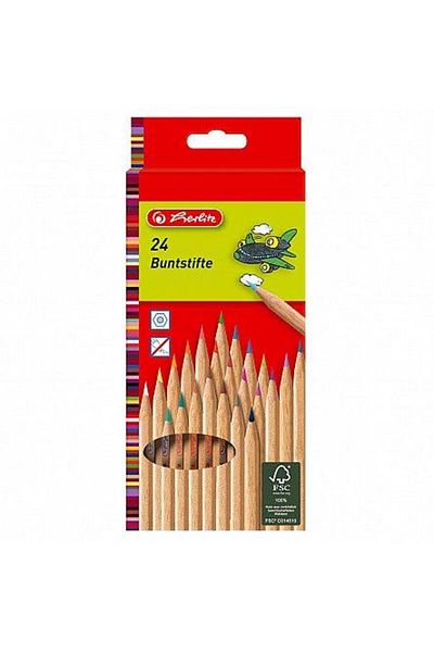 Herlitz Colored pencils 1/1, hexagonal section, set of 24