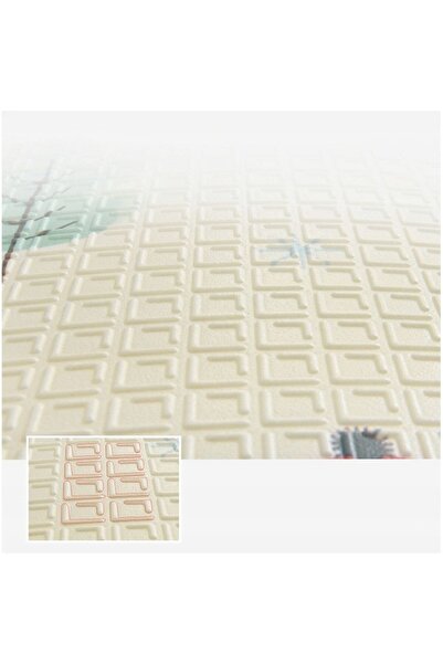 indiggo Covoras Reversibil din Spuma,Model Bufnite, Impermeabil, Pliabil, 150 X 200 cm, Multicolor