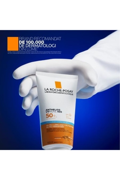 La Roche Posay Moisturizing milk for face and body with SPF 50+ Anthelios UVMUNE 400 La Roche-Posay, 150 ml