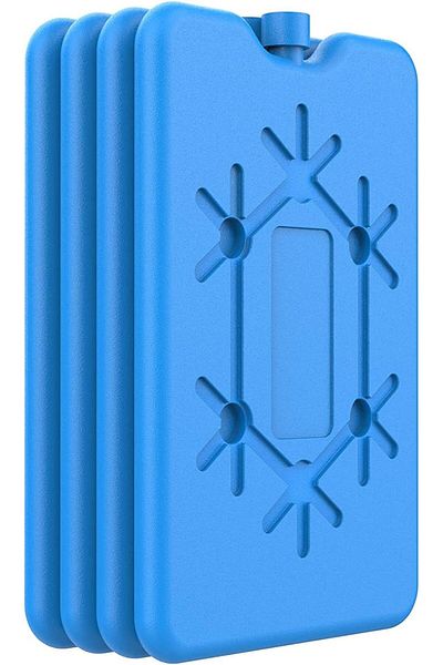 Saharaz 4Pack Ice Packs for Lunch Box,Reusable Ultra-Thin ,Long-Lasting , Keep Food Fresh and Cold