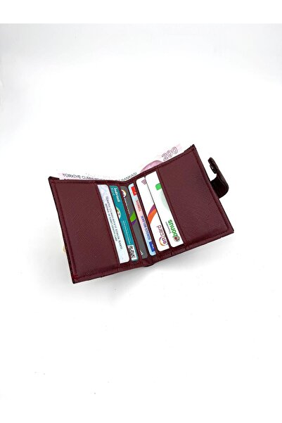 UCCELLO Women's Snap Closure Glitter Card Holder