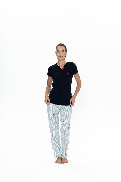 U.S. Polo Assn. Costum de pijama pentru femei Polo US, 100% bumbac