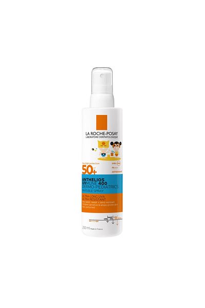 La Roche Posay La Roche-Posay Anthelios UVMUNE400 Kids SPF50+ – Invisible Sun Spray for Face & Body, 200ml