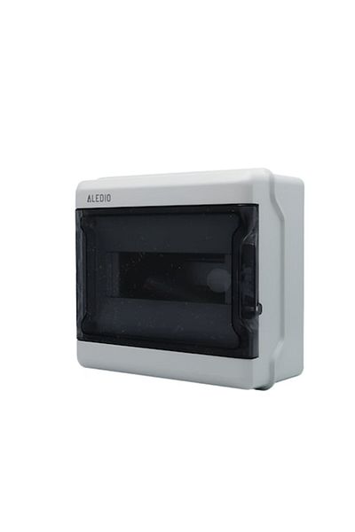 ALEDIO Cofret etans, aparent, 9 module, 1 rand, IP65, protectie UV