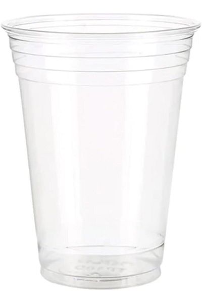 Ideal Pack Clear PET Plastic Cups – 10 oz | 50 Pack | Crystal Clear Disposable Cold Cups for Juice