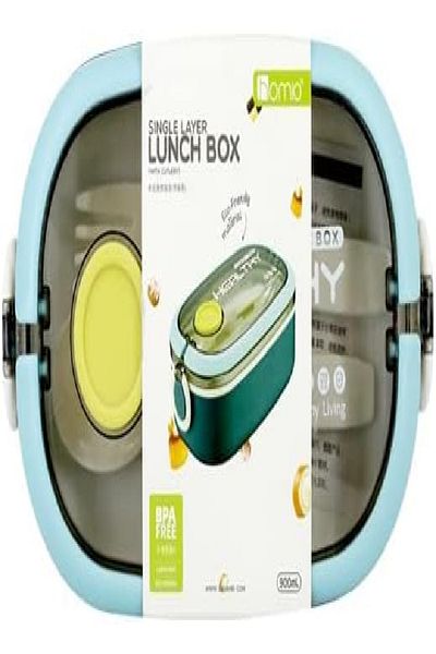 RAHALIFE HOME SOLUTION Rahalife Leak-Proof Lunch Box with Cutlery – Reusable, 1 Pc, Assorted, for School & Office