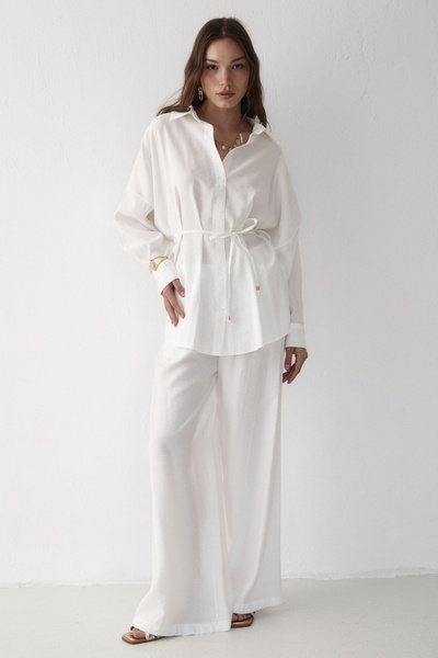 Melike Tatar Modal Shirt Suit 32-2358