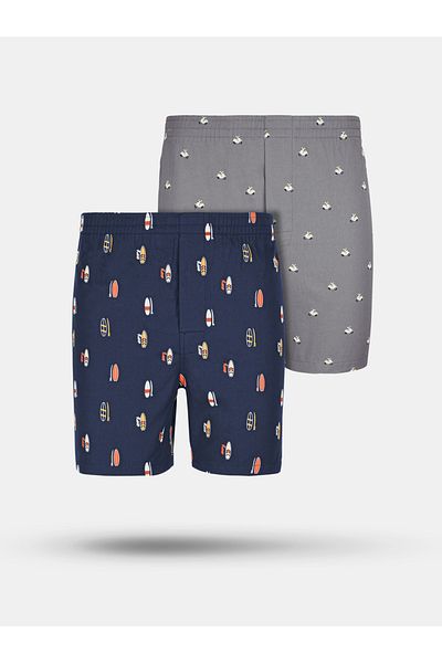 XYXX By Styli Pack of 2 - Printed Cotton Boxer