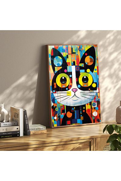 Ks Games Abstract Cat Ks Games 300 Piece Puzzle