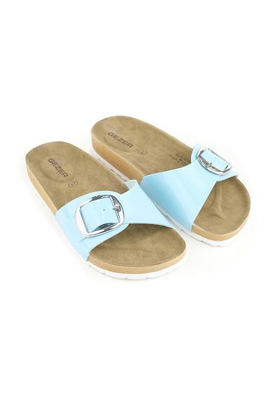 GEZER Summer Women's Buckle Adjustable Slipper