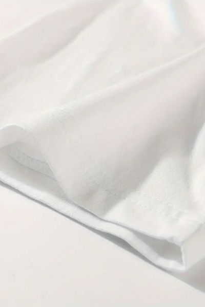 Tarz Cool Λευκό Λευκό Λευκό Μπλουζάκι Basic Crew Neck 3 τεμαχίων