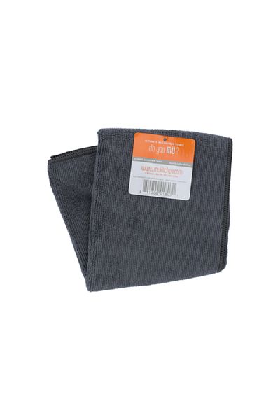Mukitchen Ultimate Rectangular Multipurpose Microfiber Towel Grey 16 x 24inch