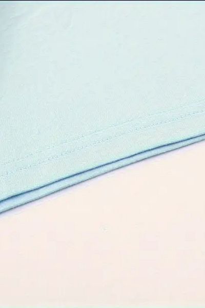 Tarz Cool Μπλουζάκι Smoked White Baby Blue 3 τεμαχίων Basic Crew Neck