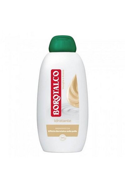 Borotalco Gel de duș hidratant cu vanilie și ovăz, 600 ml