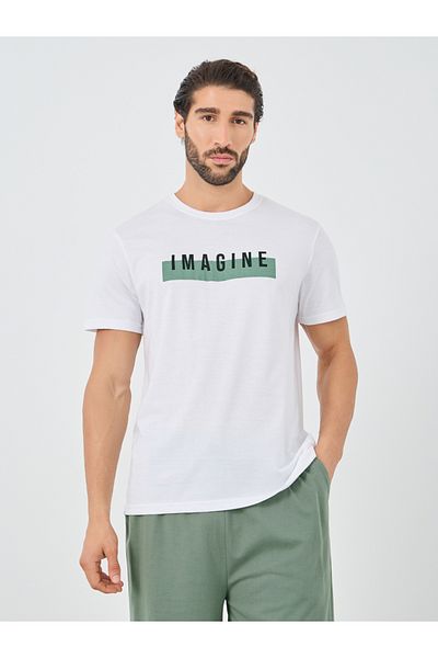 Styli Slogan Print T-Shirt and Shorts Pyjama Set